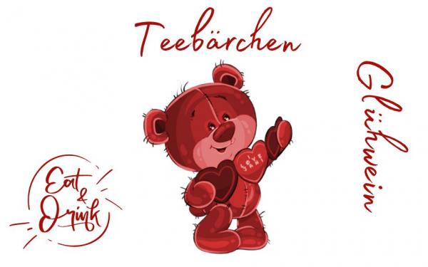 Tee-Bären-Pfirsich-Zitrone